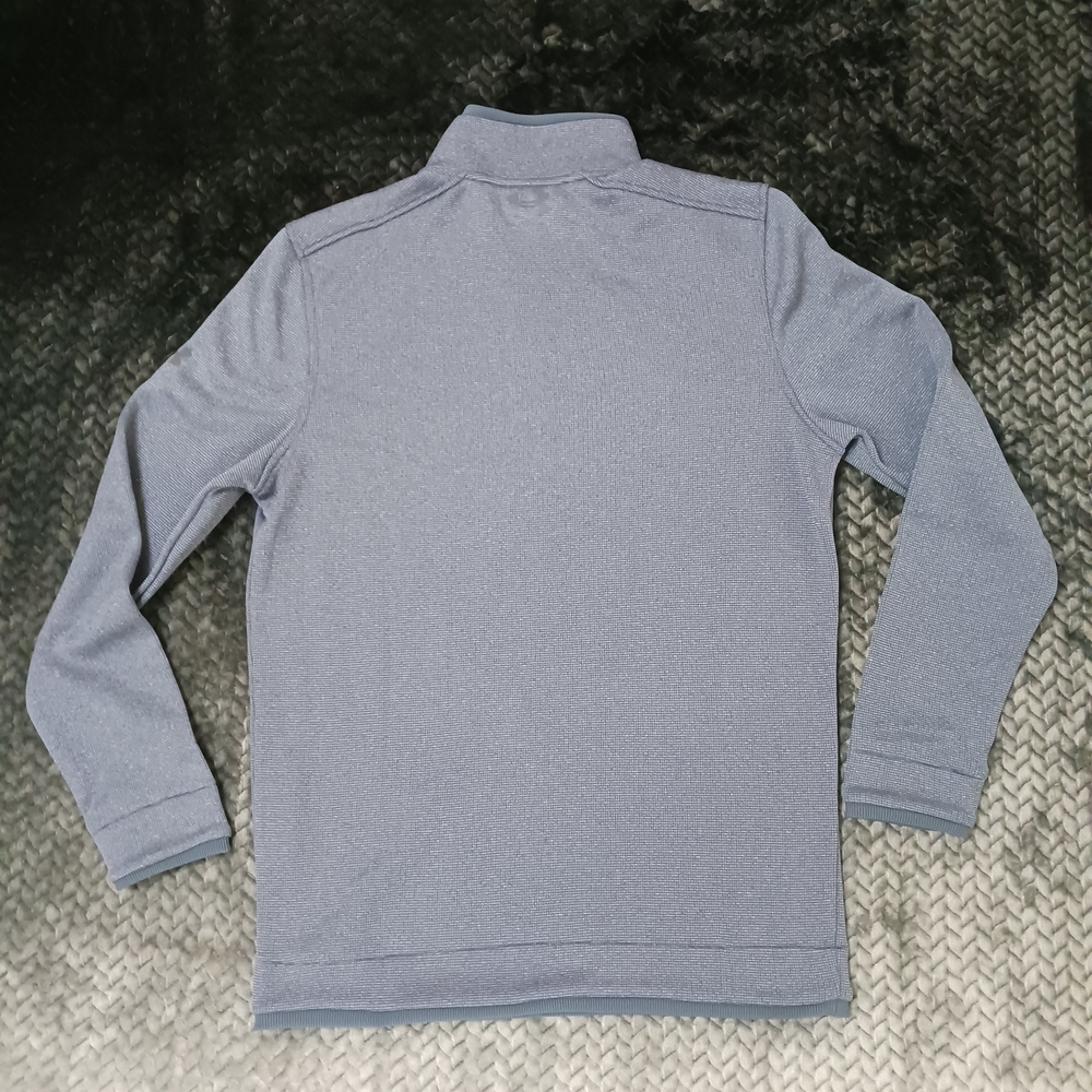 Under Armour Sweater  Mens Sweater Fleece Pullover Storm Golf 1/4 Zip Navy Sz SM - Picture 5 of 11